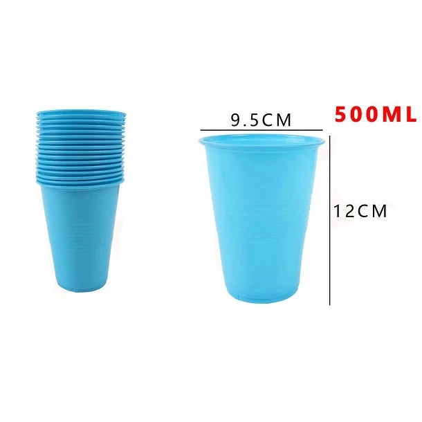 Set de Vasos Celeste 500ml