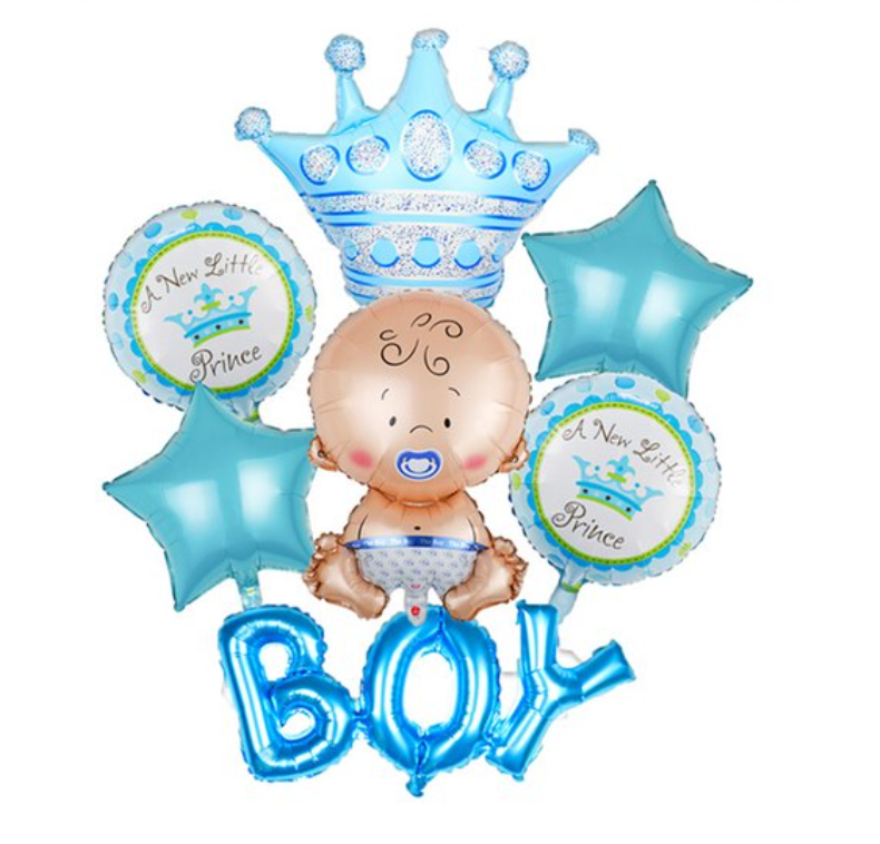 Set de Globos Baby Prince 7 pcs