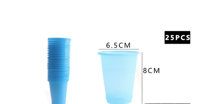Set de Vasos Celeste 200ml