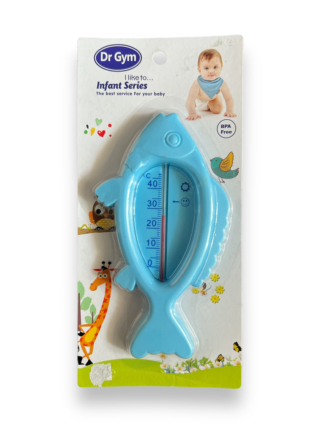 Termometro Pez Para Agua Celeste