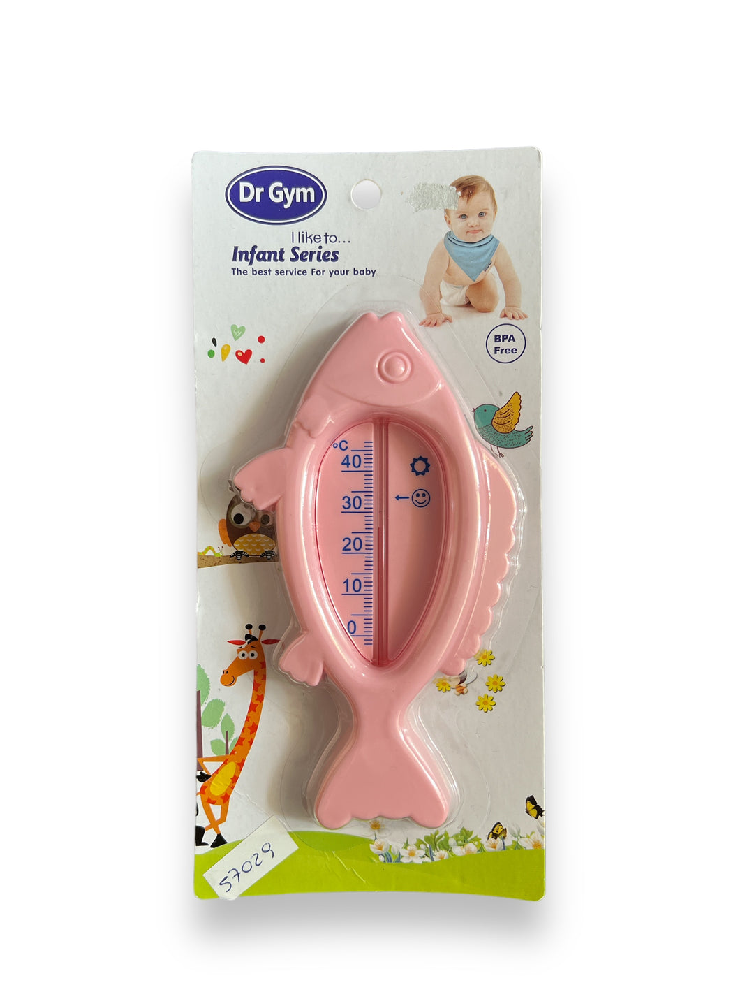 Termometro Pez Para Agua Rosa