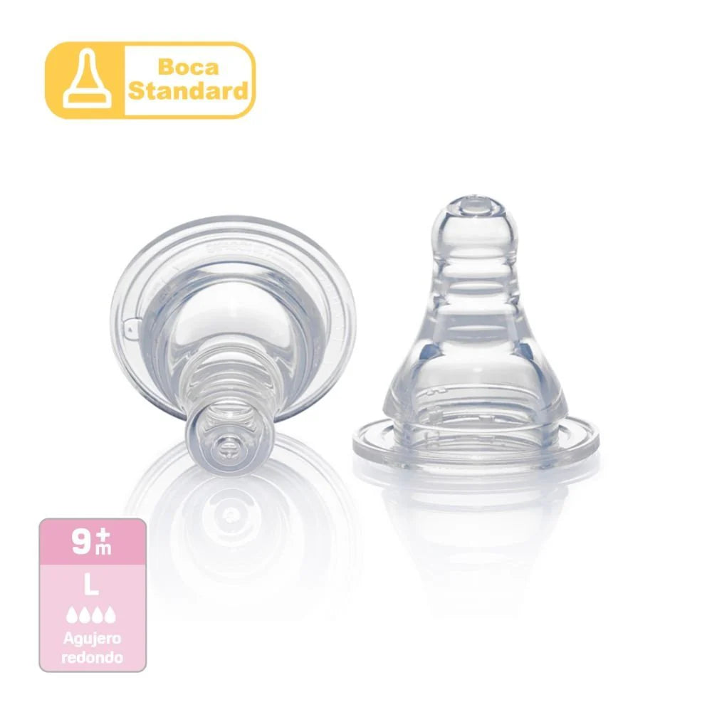 Pack 2 Tetinas Flexible 9+ 'L'