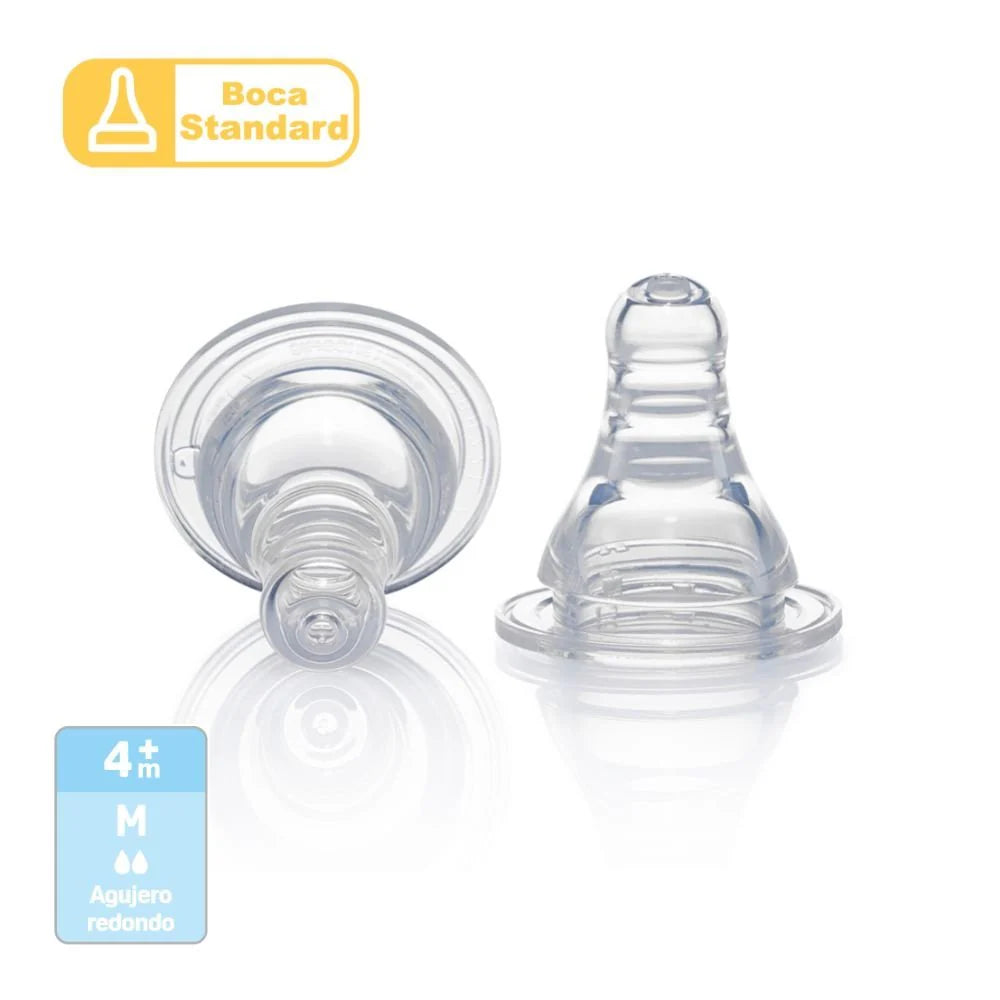 Pack 2 Tetinas Flexible 4+ 'M'