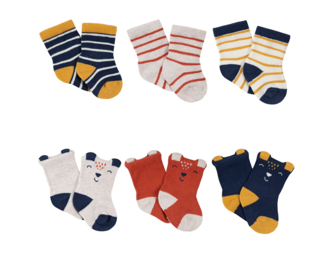 Set 6 Pares Calcetines Animales