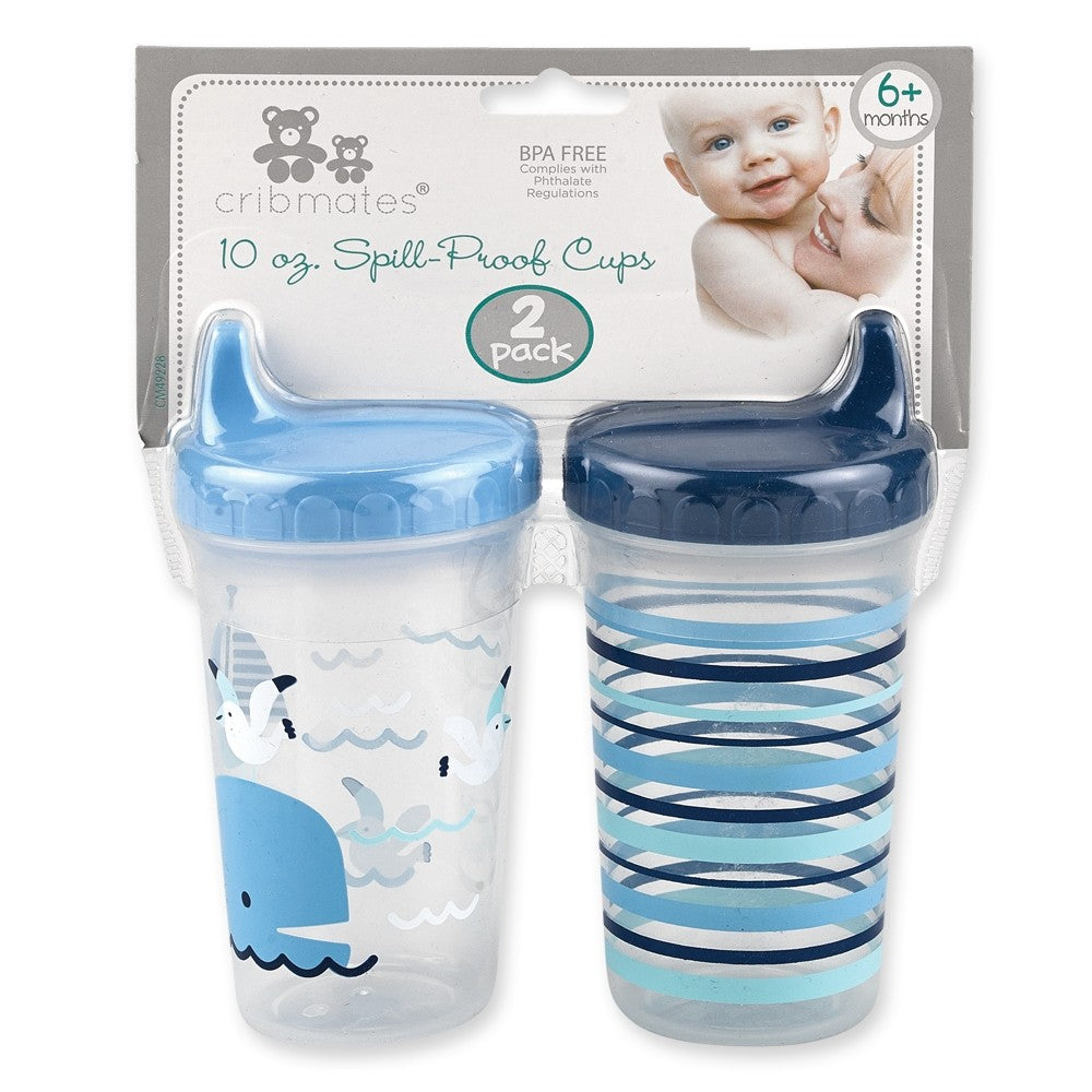 Pack 2 vasos anti derrame Azul