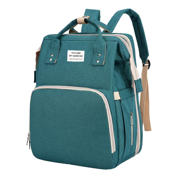 Mochila Pañalera Mudador Verde