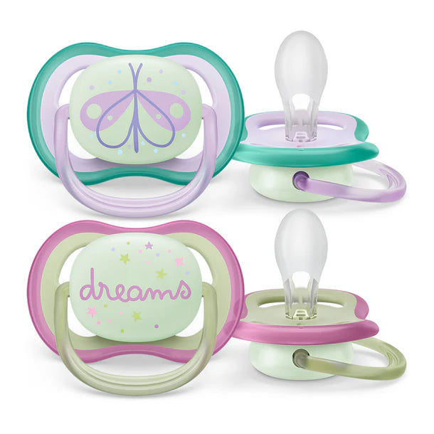 Chupetes Ultra Air Night Mariposa Y Dreams 0-6m