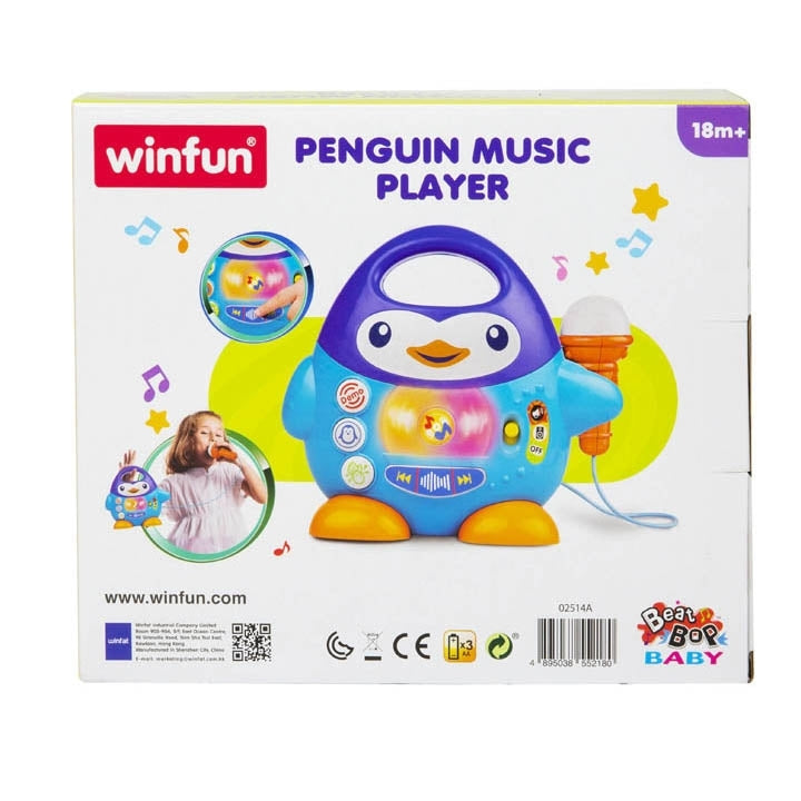 Pinguino Musical Con Microfono