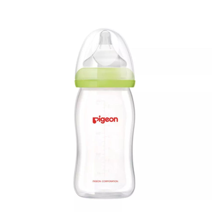 Mamadera Vidrio Verde Soft Touch 240ML 3+