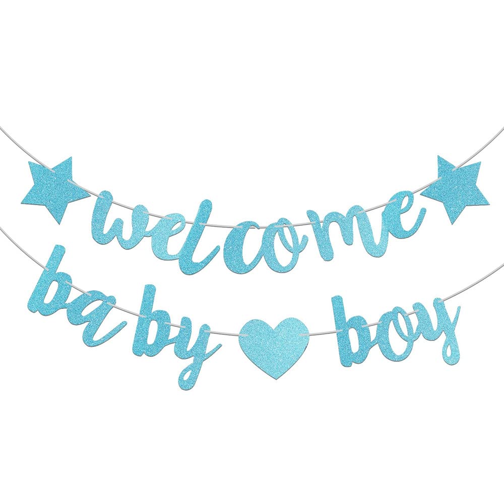 Banderin Welcome Baby Boy