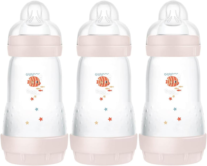 Set 3 Mamaderas Anticolic Easy Start Pez 260ml