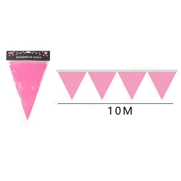 Banderines Rosa Linea Rosa Banderines Rosa 10m – Baby Momys store