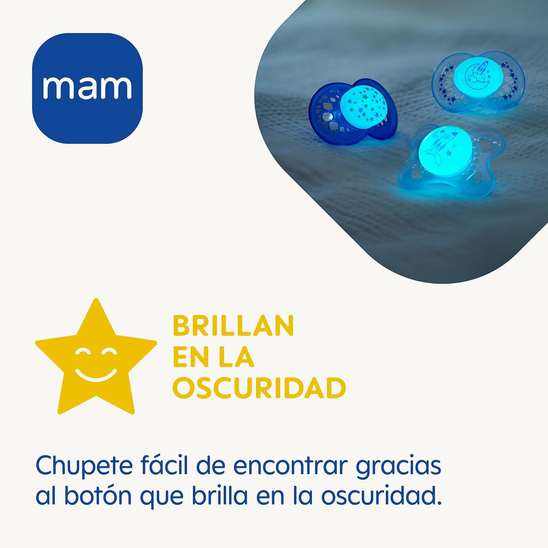 Chupetes Original Night Luna y Estrellas 0-6m