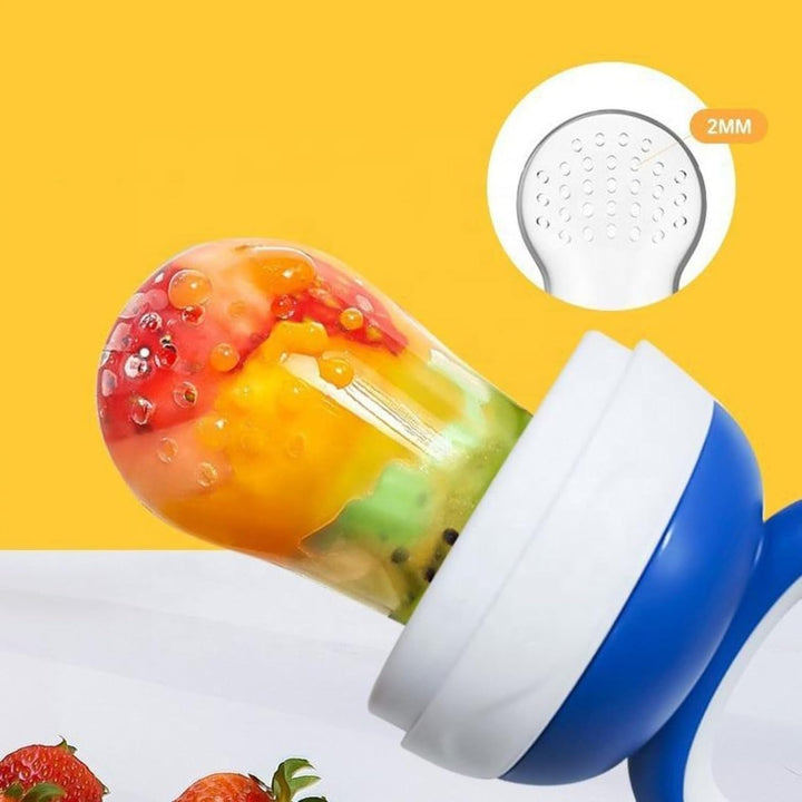 Chupete Para Frutas Azul Pinguino