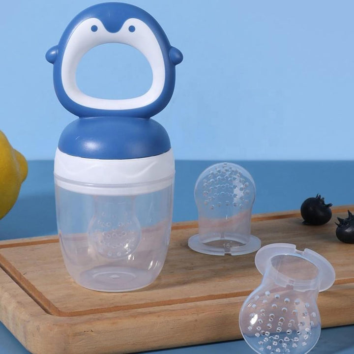 Chupete Para Frutas Azul Pinguino