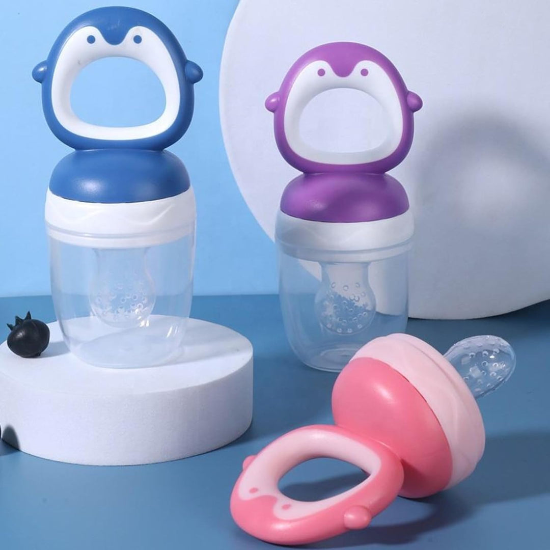 Chupete Para Frutas Azul Pinguino