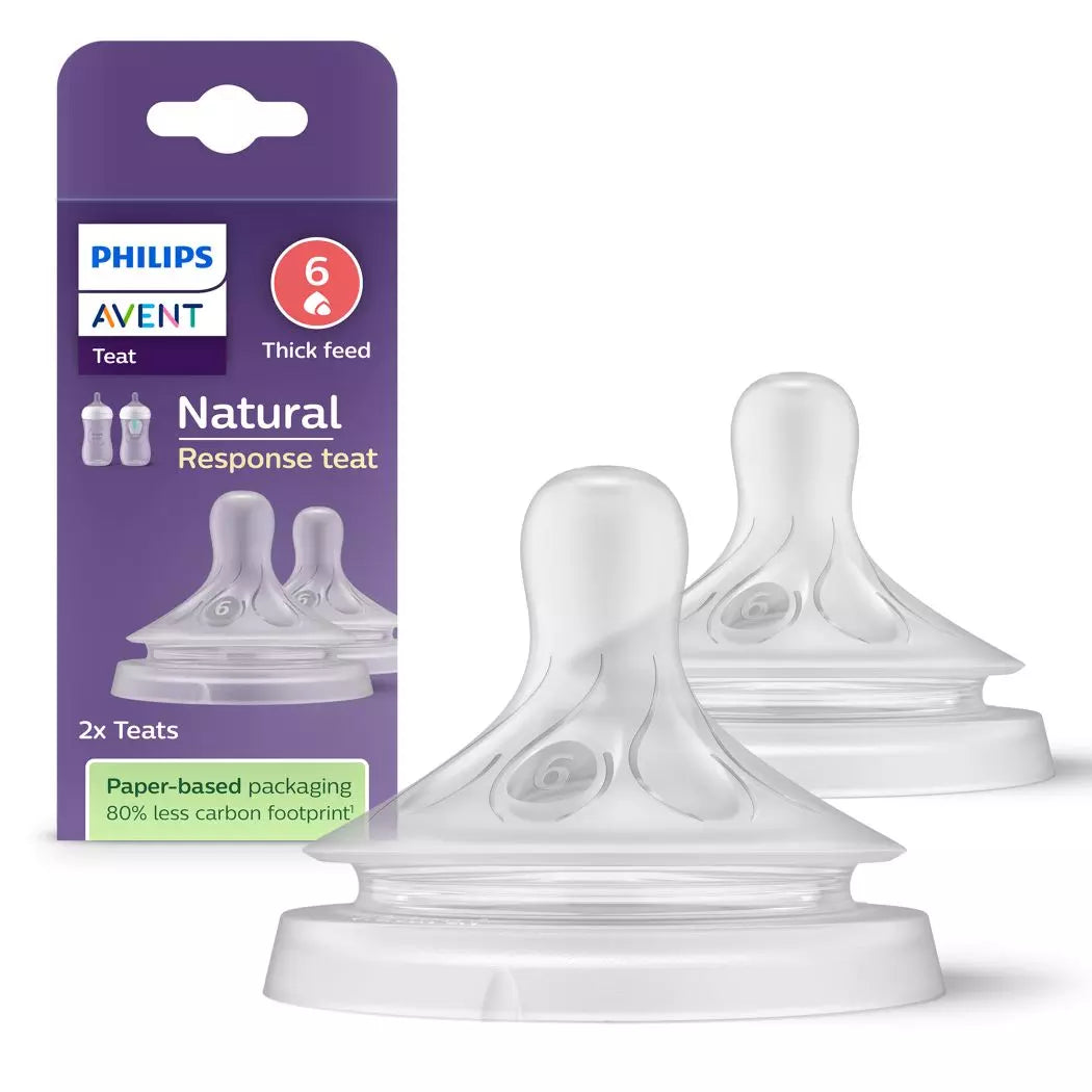 Pack 2 Tetinas flujo 6 Para Liquidos Espesos