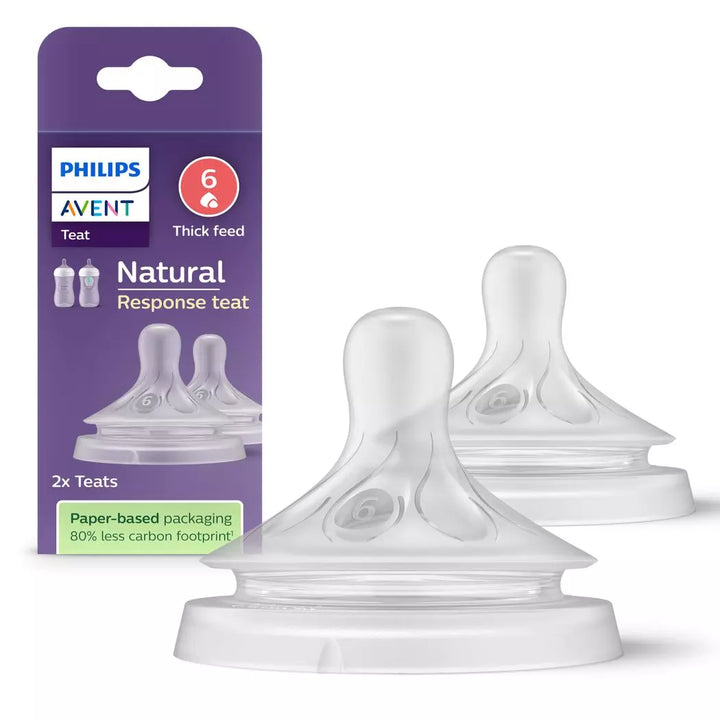 Pack 2 Tetinas flujo 6 Para Liquidos Espesos