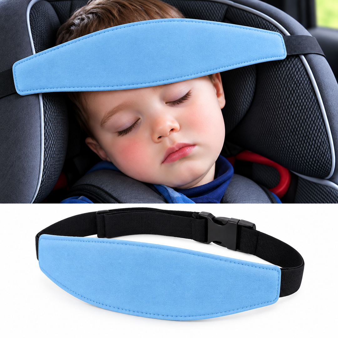 Cinturon De Cabeza Para Silla De Auto Celeste