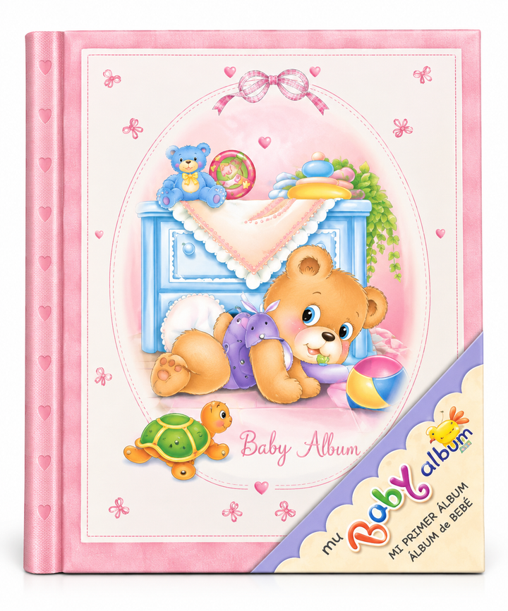 Álbum Osito Baby Rosado