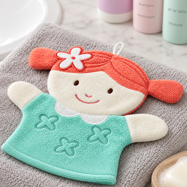 Guante Esponja De Baño Niña