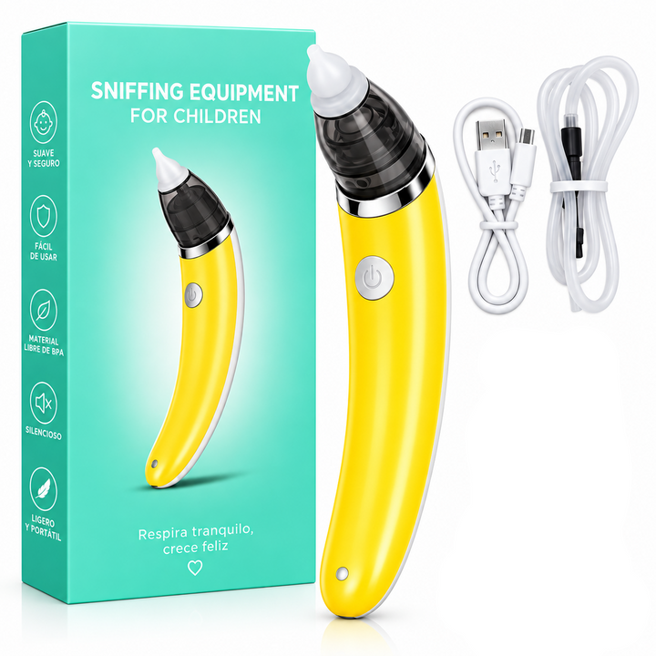 Aspirador Nasal Amarillo