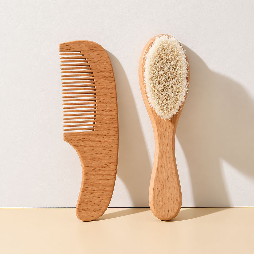 Set de Peine y Peineta De Madera