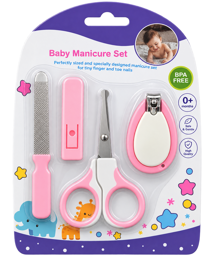 Set De Manicure Rosado