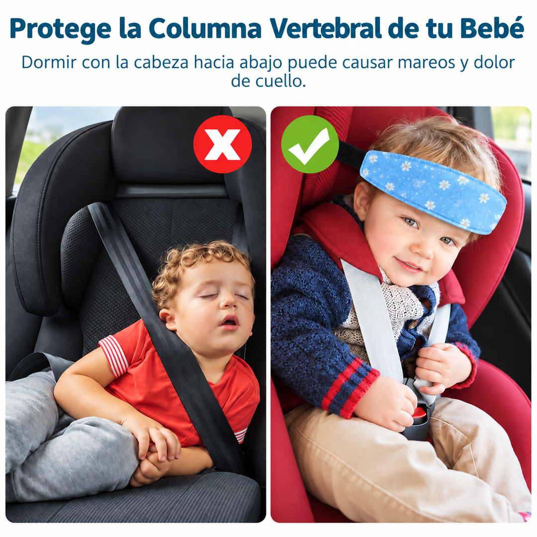 Cinturon De Cabeza Para Silla De Auto Flores