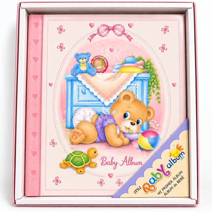 Álbum Osito Baby Rosado