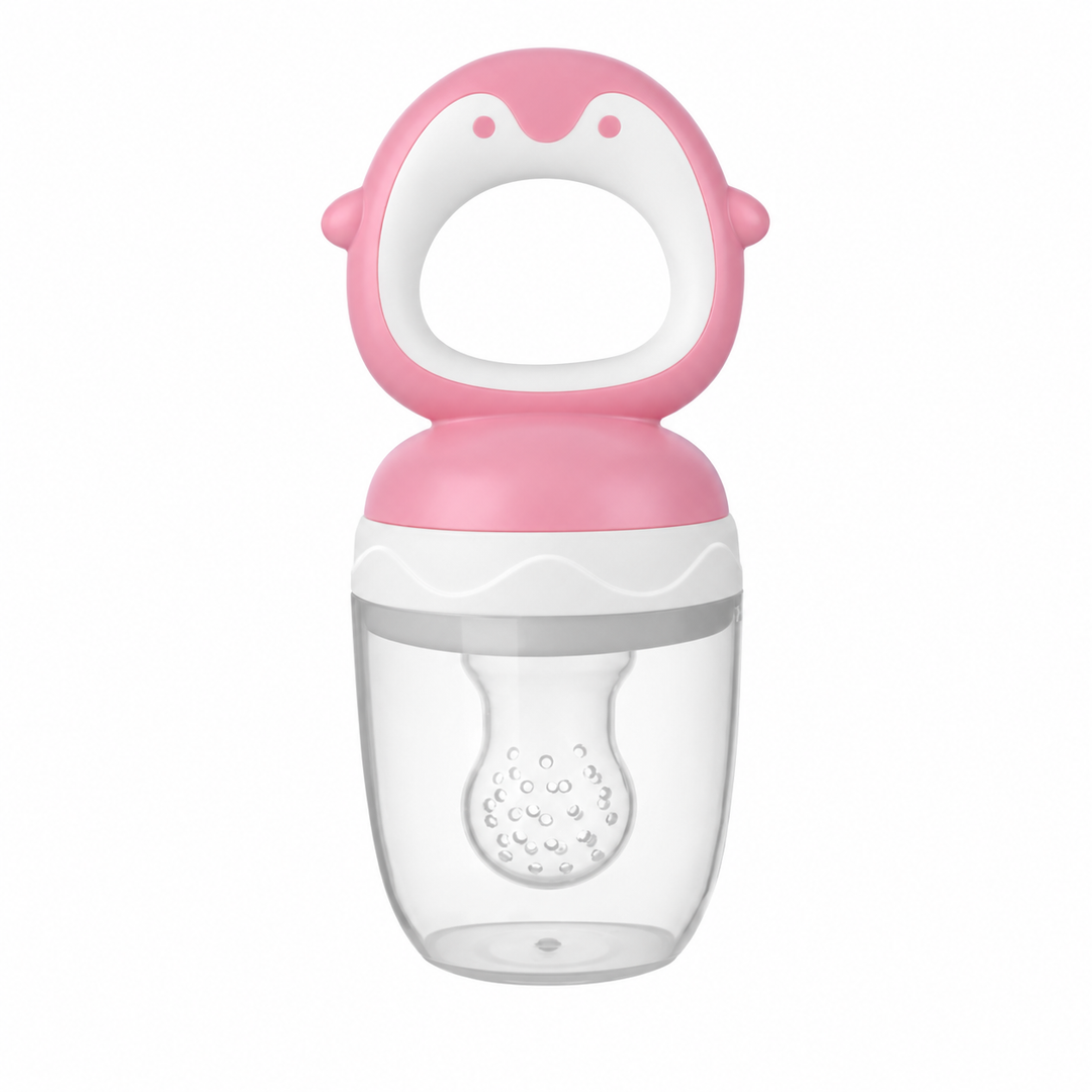 Chupete Para Frutas Rosado Pinguino