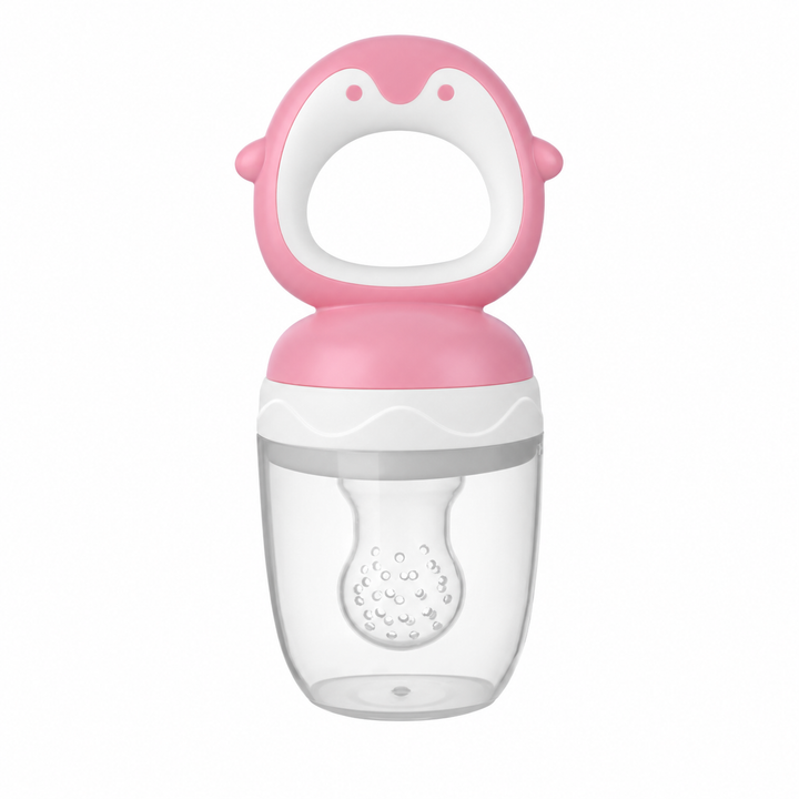 Chupete Para Frutas Rosado Pinguino