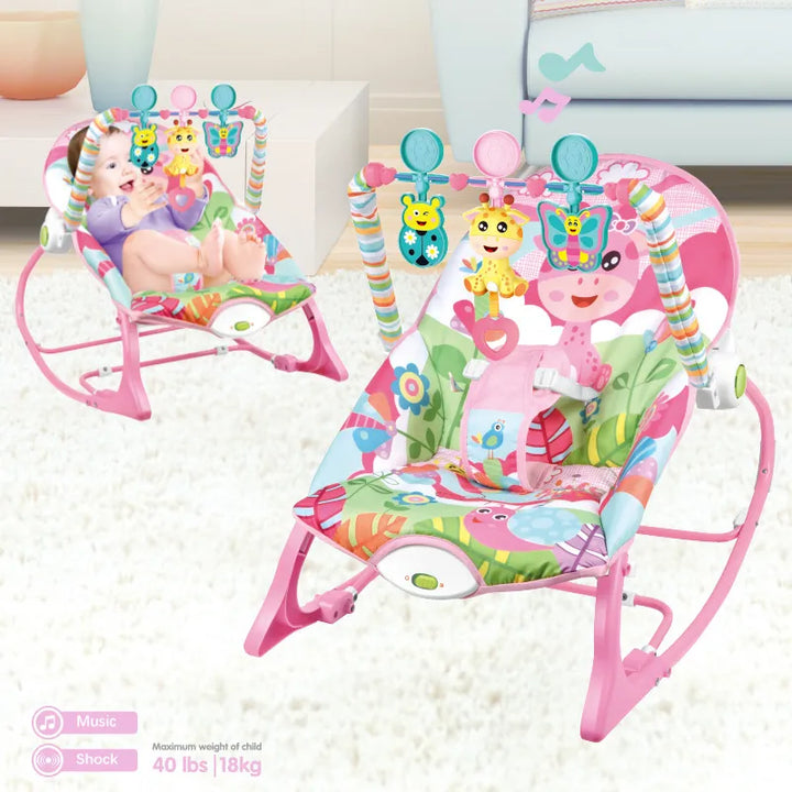 Silla Nido Infant To Toddler Rocker Jirafa