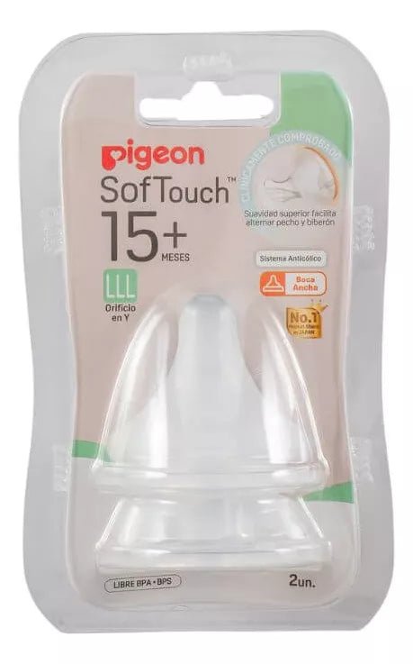 Pack 2 Tetinas Soft Touch 15+ 'LLL'