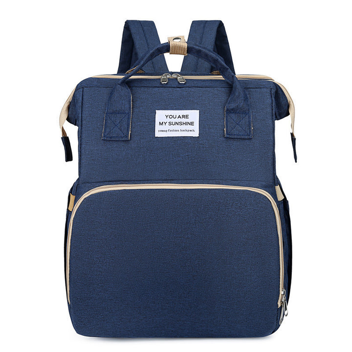Mochila Pañalera Mudador Azul