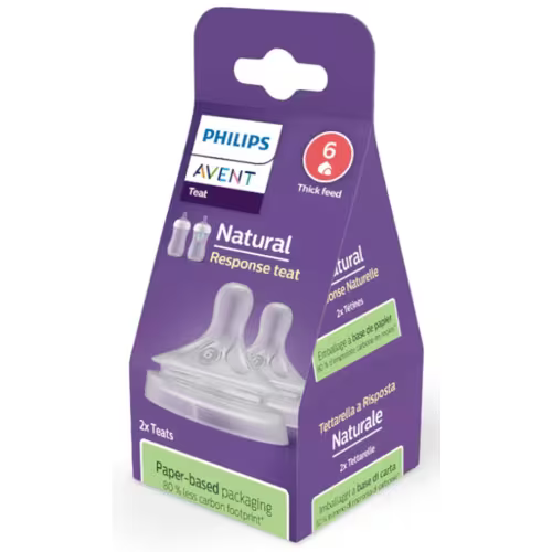 Pack 2 Tetinas flujo 6 Para Liquidos Espesos