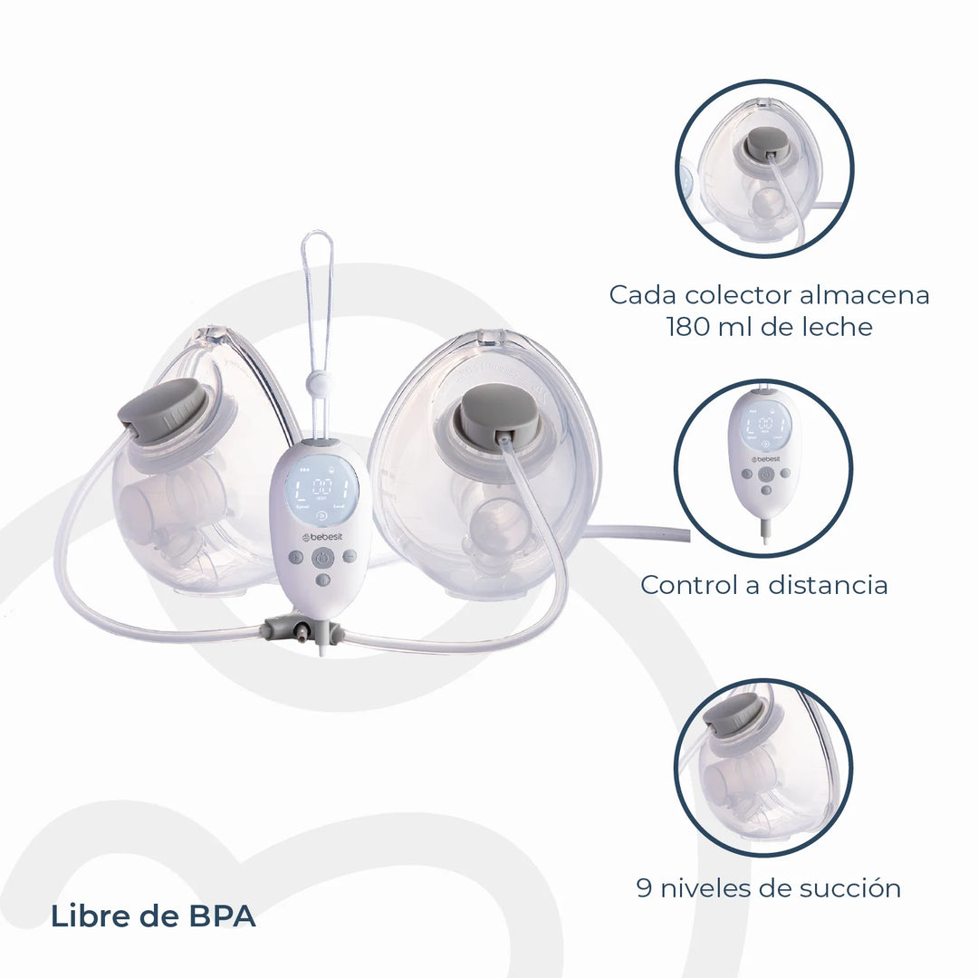Extractor De Leche Hands Free Doble