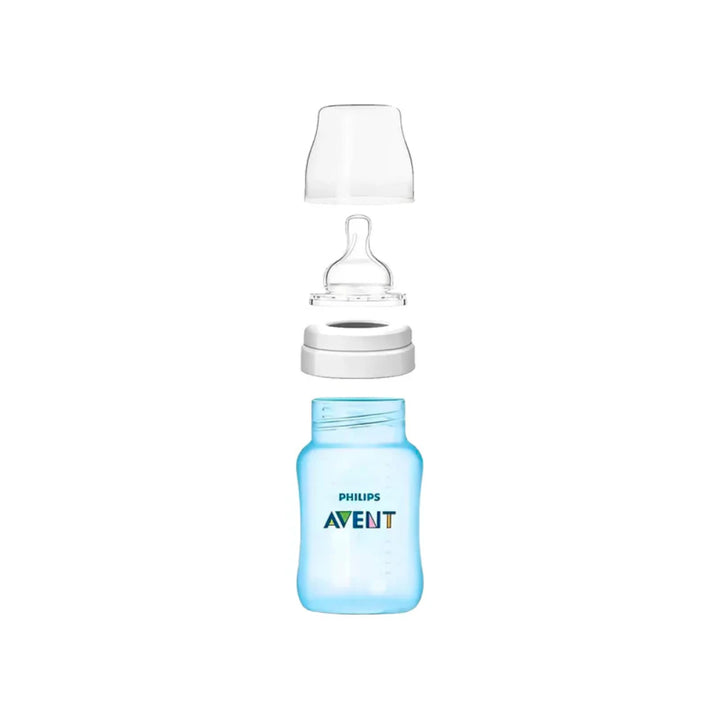 Pack 3 Mamaderas Anticolic Avent Edicion azul