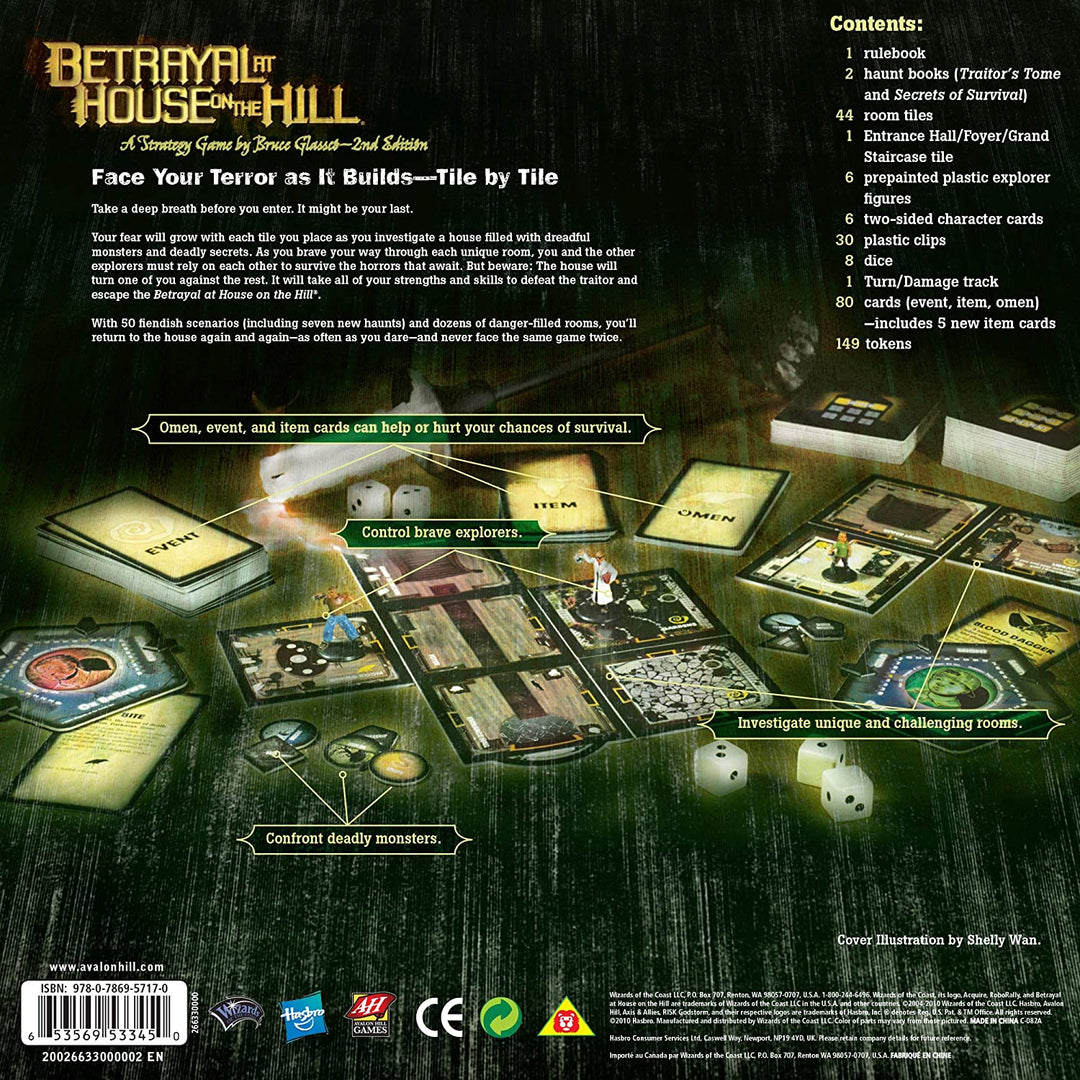 Betrayal  at House on the Hill Segunda Edición