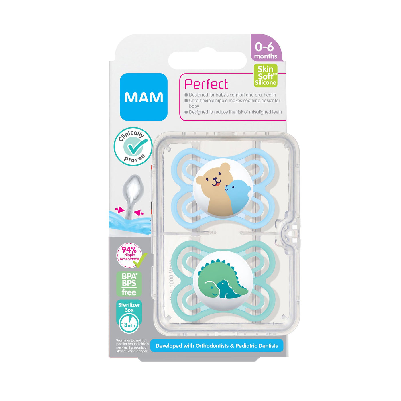 Chupetes Perfect Rosa 0-6m – Baby Momys store